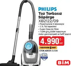 PHİLİPS XB2122/09 TOZ TORBASIZ SÜPÜRGE
